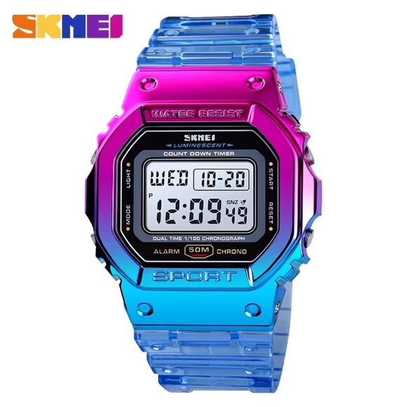 Women Watch SKMEI Waterproof Digital - Picture 1 of 6